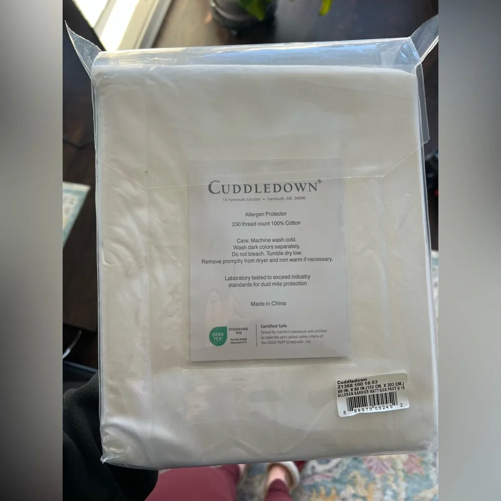 Brand New Allergen Barrier Mattress/Box Spring Protector 18